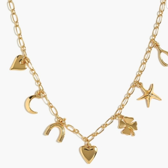 J. Crew Jewelry - J CREW MIXED CHARM NECKLACE